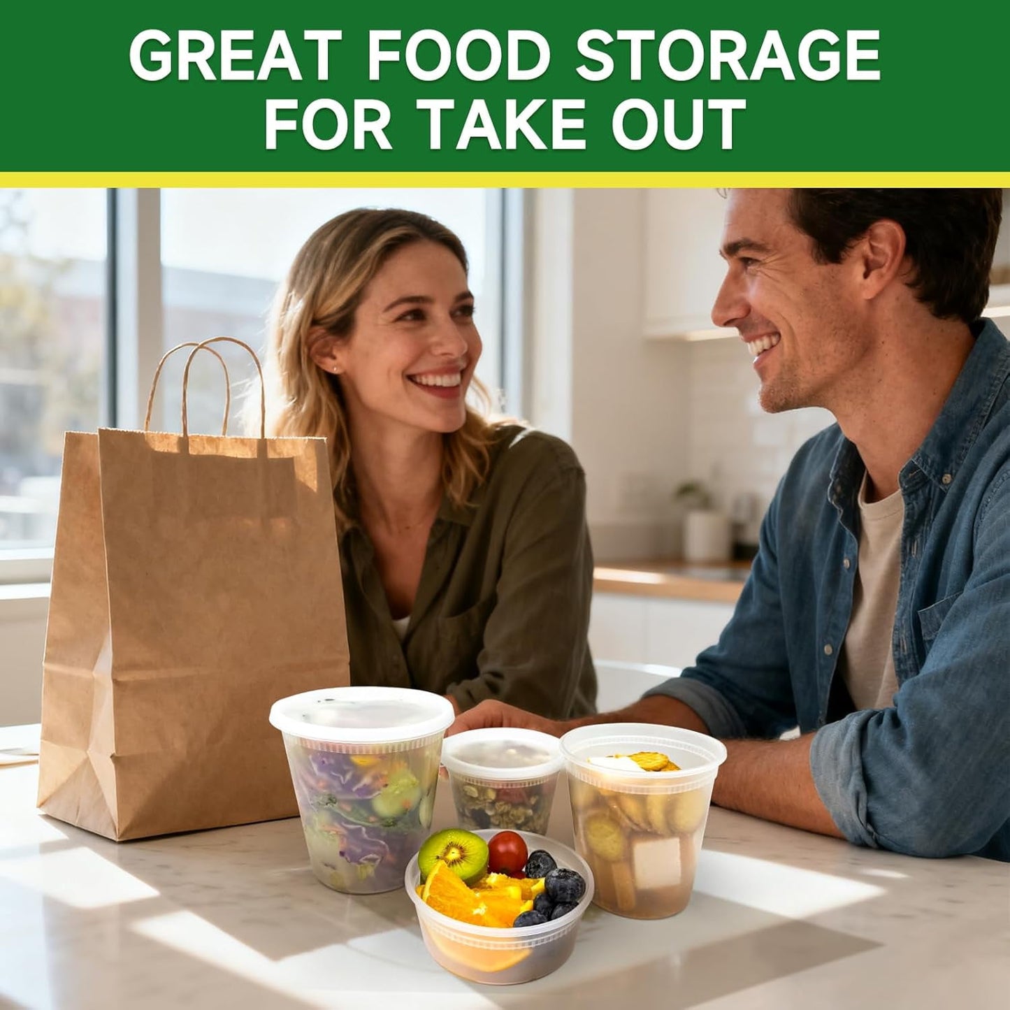 WEENEED 24-Piece Airtight Food Storage Containers, BPA-Free Plastic Meal Prep Containers with Lids, Reusable Kitchen Canisters for Pantry Organization and Leftovers, Multi-Size Set