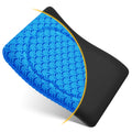AOLIGO Gel Seat Cushion for Wheelchair, Office Chair, Car Seat, Blue