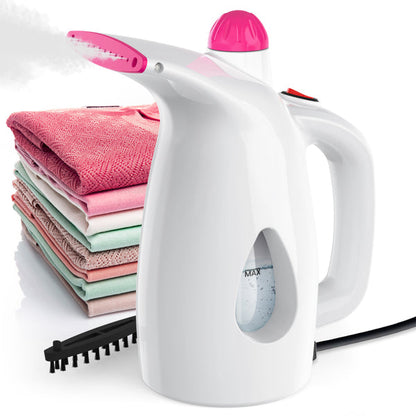 FUMMUX Portable Garment Steamer, 800W Handheld Steamer with 200ml Tank for Travel and Home