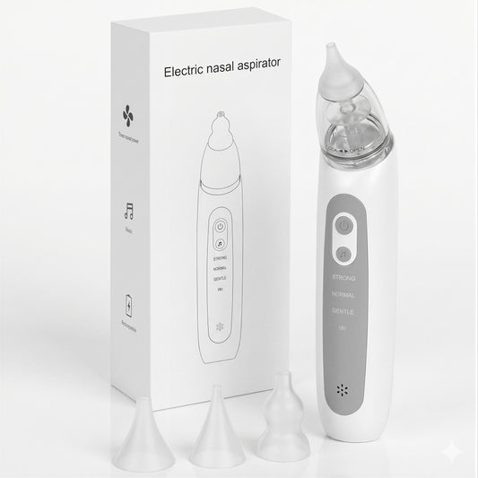 ZNQPLF Nose Sucker for Baby, Nasal Aspirator for Baby, Electric Nose Suction for Baby, Baby Nose Sucker, White