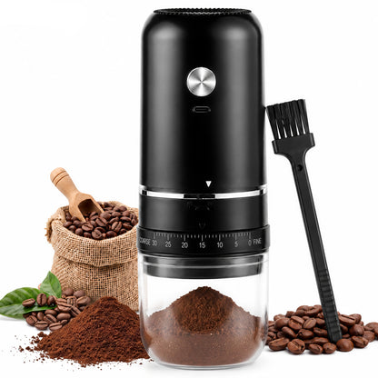 M Buder Electric Coffee Grinder, One-Touch Automatic Burr Coffee Grinde, Spice Grinder 30 Precise Grind Settings