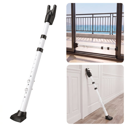 Adjustable Door Security Bar, Heavy-Duty 3-Section Door Stopper for Home Travel & Hotel, 23.2"-49.2"