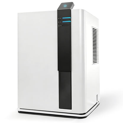 NFTIGB Dehumidifier for Home 100oz Water Tank, 1000 sq.ft Portable Dehumidifiers for Bathroom RV, with Auto Shut off 5 Colors LED Light