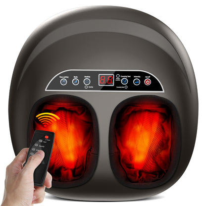 BOKYAN Shiatsu Foot Massager, Foot Spa for Comfort and Relief, Big, Gift, Black