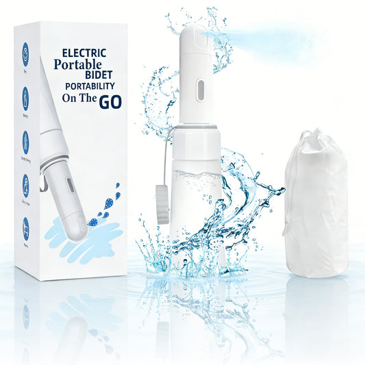 HODVIT ElectricPortable Bidet for Travel, Personal Hygiene and Postpartum Care, 350ml Handheld Washer with Dual-Mode and IPX7 Waterproof