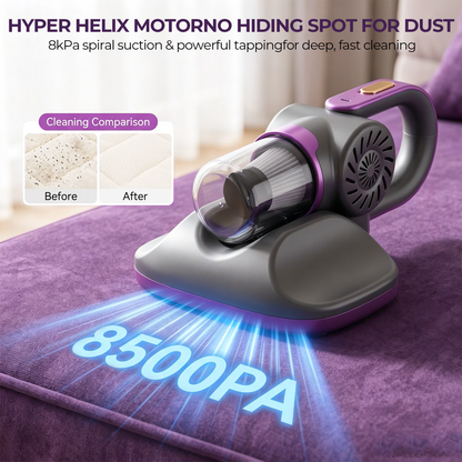 FVSA 8500Pa Cordless Mattress Vacuum, Handheld Bed Cleaner with 8000VPM Deep Tapping