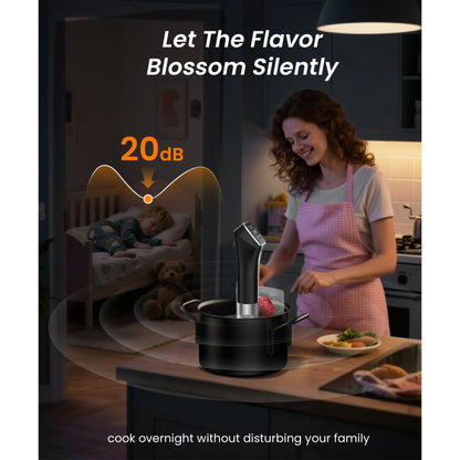 Casualife Sous Vide Precision Cooker, 1100W Immersion Circulator with Digital Touchscreen and Accurate Temperature Control