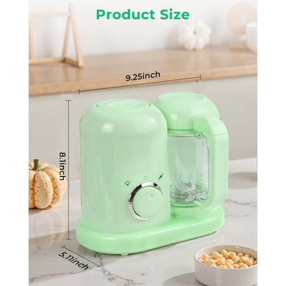 Granlass Baby Food Maker with Steam Basket, Steamer Puree Blender Grinder Mills Machine for Healthy Homemade