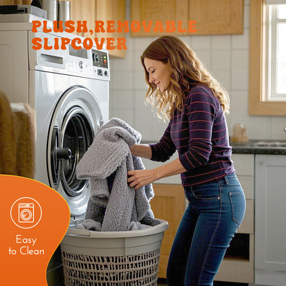 Rupoun Kids Couch Toddler Sofa Convertible Foldable Flip Open Sofa for Girls and Boys, Gray