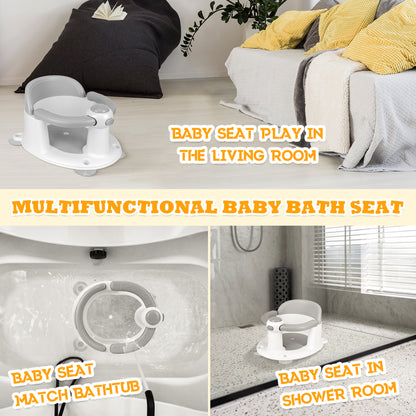 Rupoun Baby Bath Accessories for Newborns, Non-Slip Baby Proofing for Infant, Comfortable, Gray