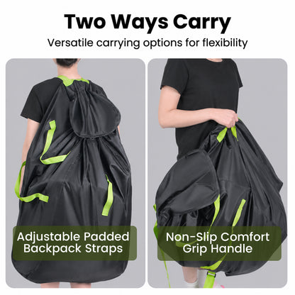 ZNQPLF Car Seat Travel Bag with Padded Straps, Car Seat Backpack Travel Bag for Airplane Air Travel, Waterproof Oxford Gate Check Storage Bag