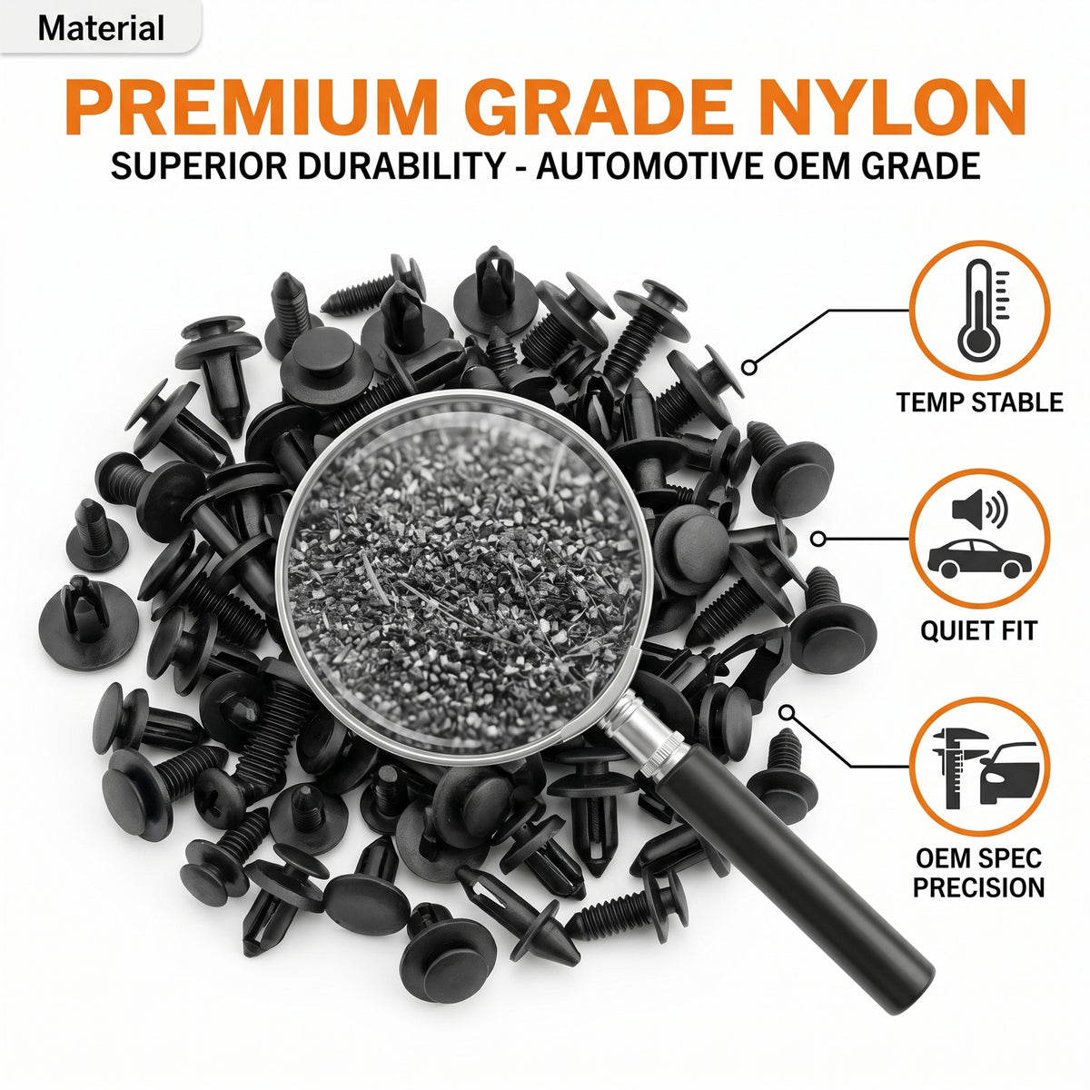 MORSUMA 240-Piece Car Clips Set with Removal Tools, Assorted Automotive Clips, Bumper Clips Kit