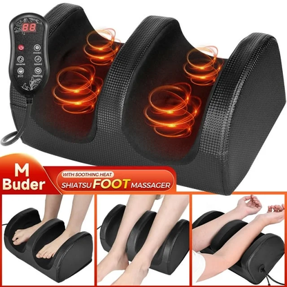 BOKYAN Shiatsu Foot Massager, Foot Spa with Heat for Comfort and Relief, Gift, Black