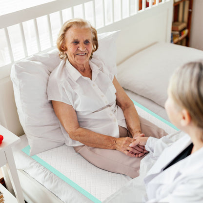 BOKYAN Bed Pads for Incontinence Disposable, 30 x 36 Waterproof Underpads, Maximum Absorbent Unisex Chucks Pad, Bed Liners Chux for Adults, Kids and Pets, XL (50 Count)