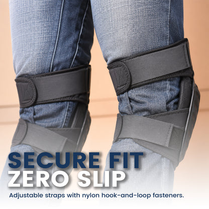 OHHANI Work Knee Pads, Heavy-Duty Foam Silicone Cushion, Adjustable Nylon Velcro Straps for Gardening, Tile Installation and Household Cleaning