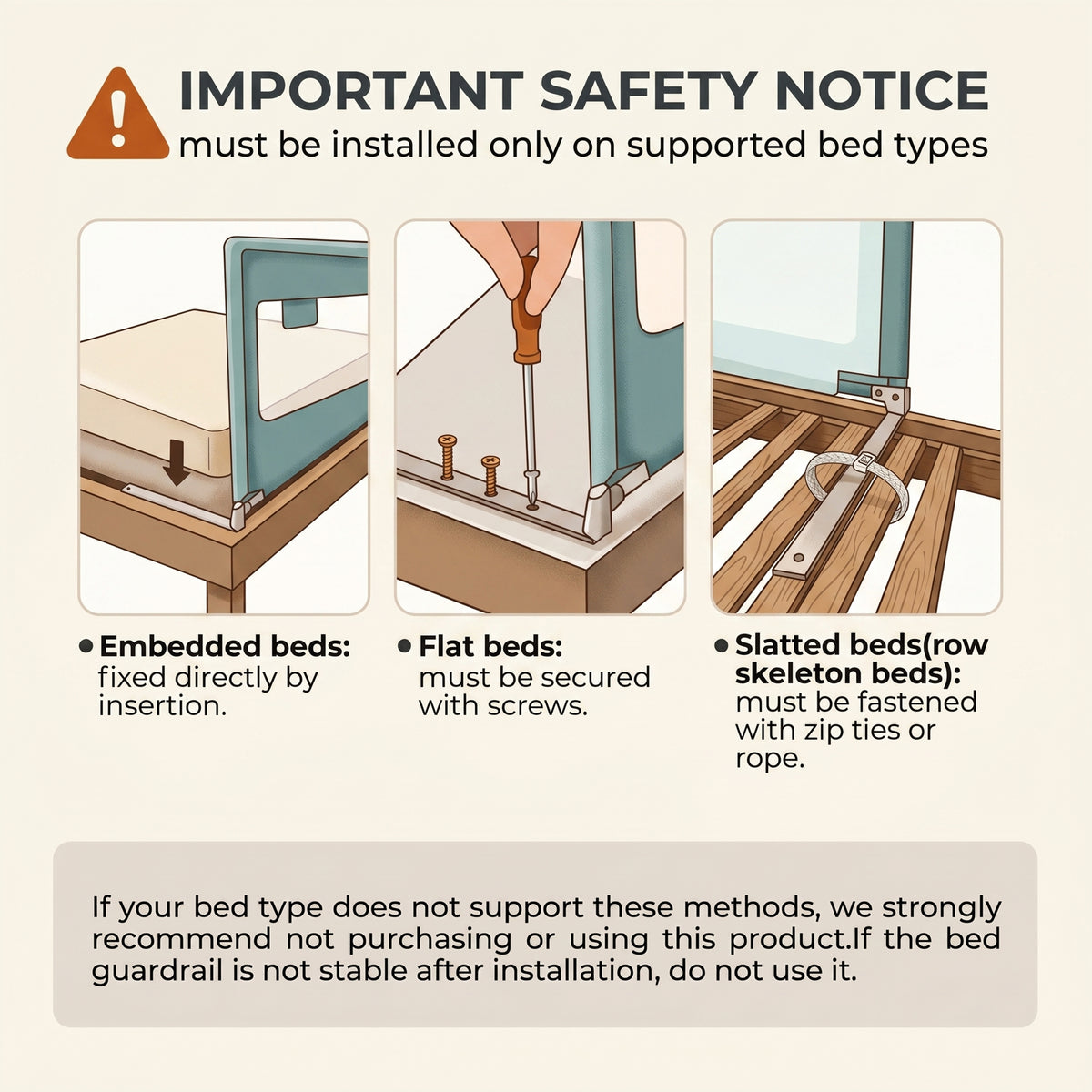 L-Shaped Toddler Bed Rail ,59in Extra Large Safety Fence, Universal Fit for Most Mattresses, Tool-Free Easy Installation, Gray