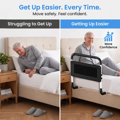 YCPINGC Bed Assist Rail for Seniors, for Elderly Adults Adjustable Safety Guard, with Storage Bag and Fixing Strap