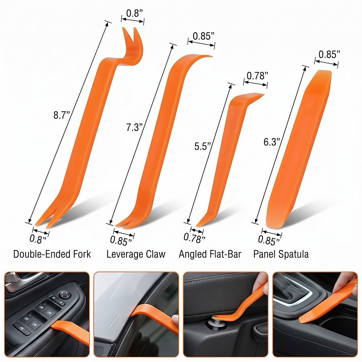 MORSUMA 240-Piece Car Clips Set with Removal Tools, Assorted Automotive Clips, Bumper Clips Kit