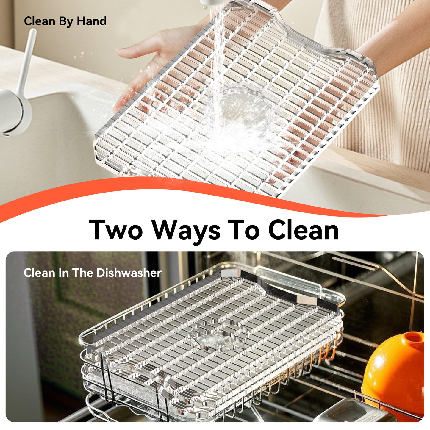 M Buder Food Dehydrator Machine 5 Tray, Adjustable Timer and Temperature, for Drying Jerky and Fruits, Black