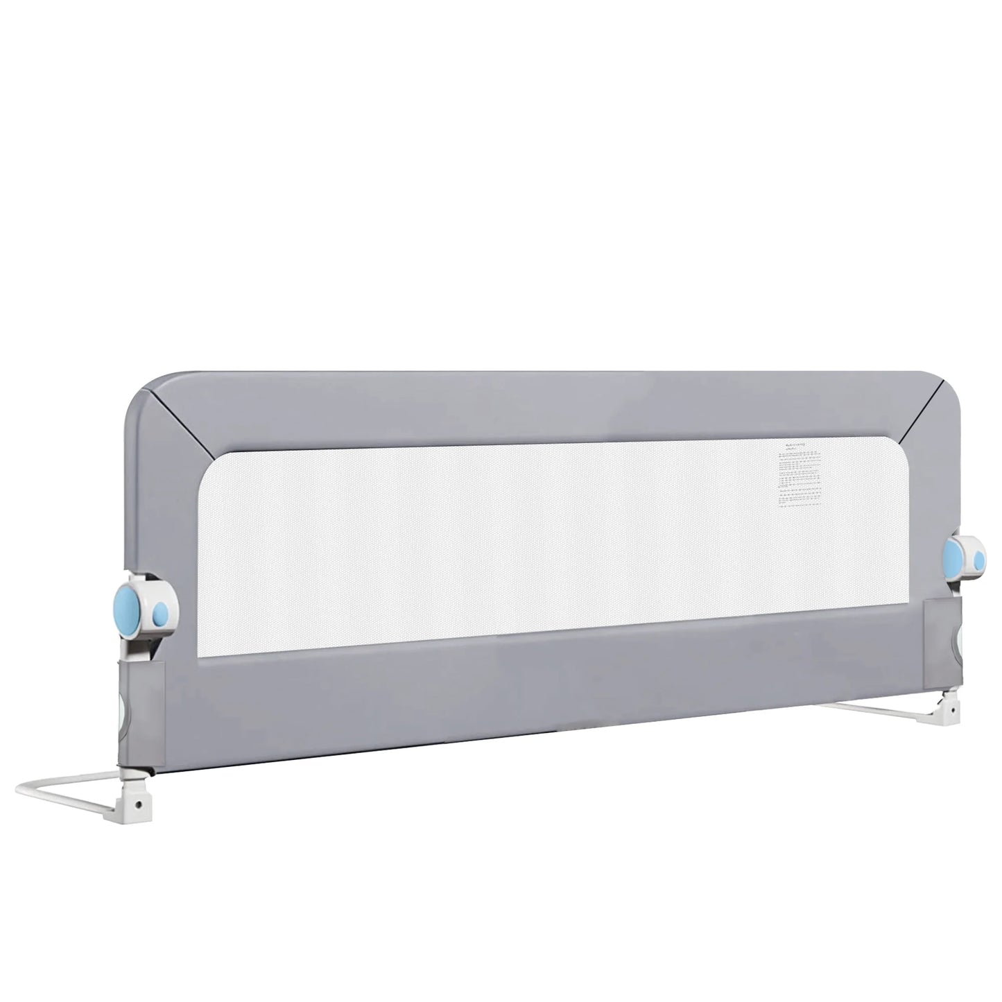 RUPOUN Toddler Bed Rail for Kids, Swing Down Safety Guardrail, Universal Fit for Full, Queen and Adult Mattresses, Easy Installation