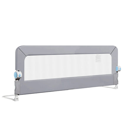 RUPOUN Toddler Bed Rail for Kids, Swing Down Safety Guardrail, Universal Fit for Full, Queen and Adult Mattresses, Easy Installation