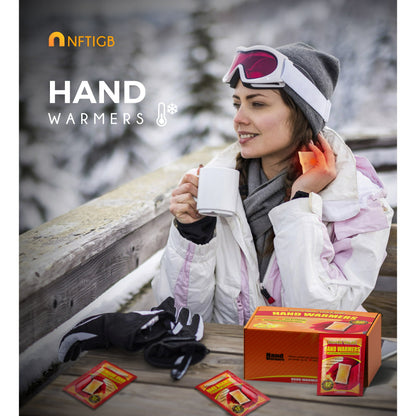 NFTIGB Hand Warmers Disposable 125 Pack, Long Lasting Safe Air Activated, up to 12 Hours of Heating