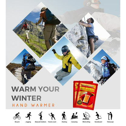 NFTIGB Hand Warmers Disposable 125 Pack, Long Lasting Safe Air Activated, up to 12 Hours of Heating