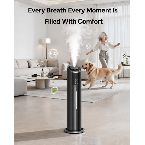 Cool Mist Air Humidifiers for Large Room Bedroom, Top-Fill Tank, Auto Mode, Aroma Box
