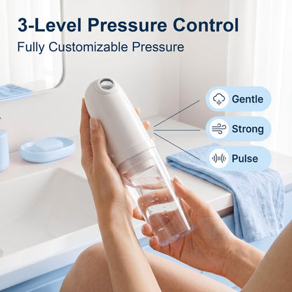 LZSDS Portable Bidet Electric 3 Mode, Travel Bidet with 11 Hole Nozzle Type C Rechargeable for Personal Hygiene