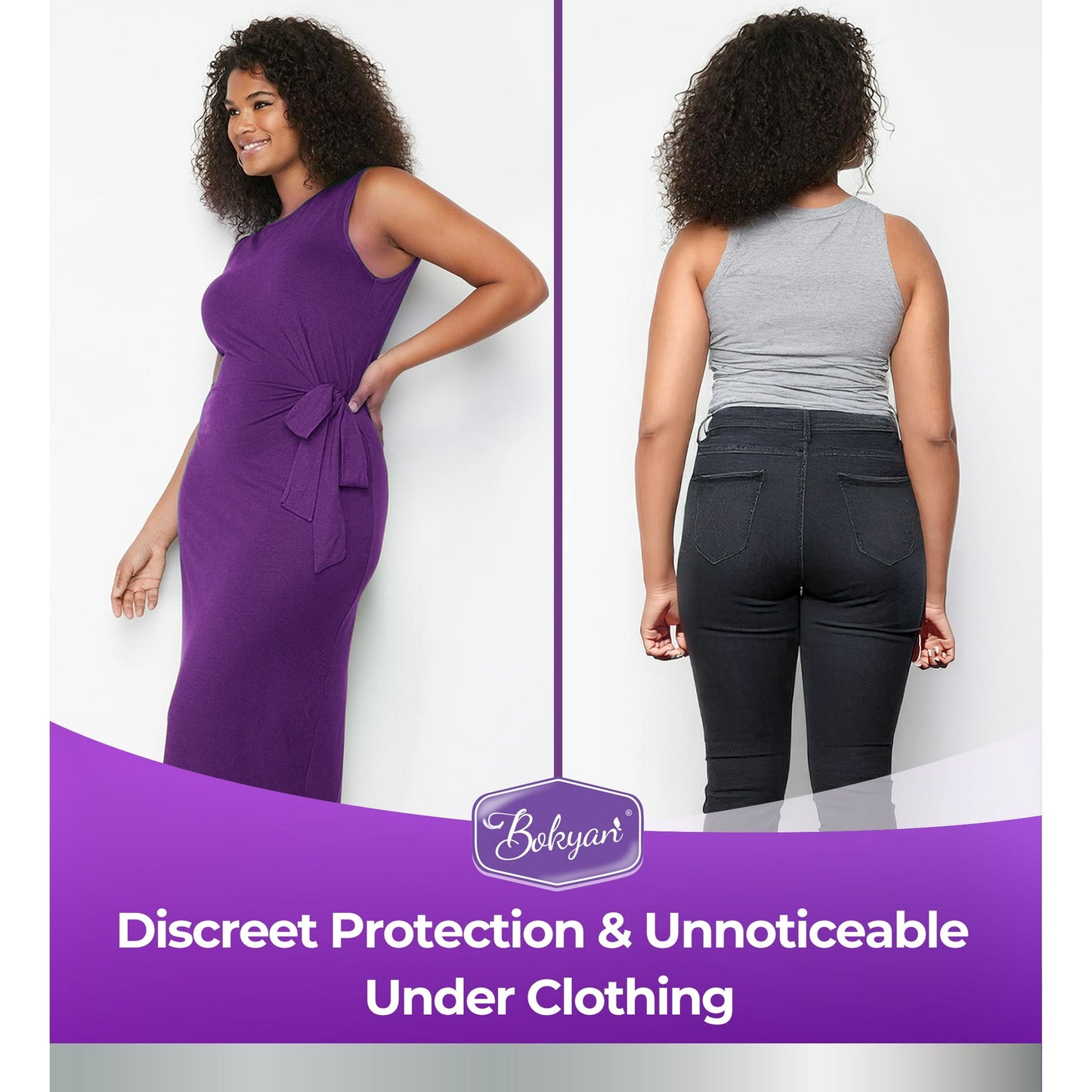 Bokyan Adult Incontinence Underwear for Women,Postpartum Bladder Leak Underwear,Disposable,L,36 Ct