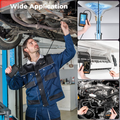 Floray 1080P HD Borescope Endoscope Camera with Light, IP67 Waterproof Snake Camera, 16.5ft Cable, 2600mAh Battery Long Lasting