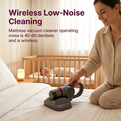 FVSA 8500Pa Cordless Mattress Vacuum, Handheld Bed Cleaner with 8000VPM Deep Tapping