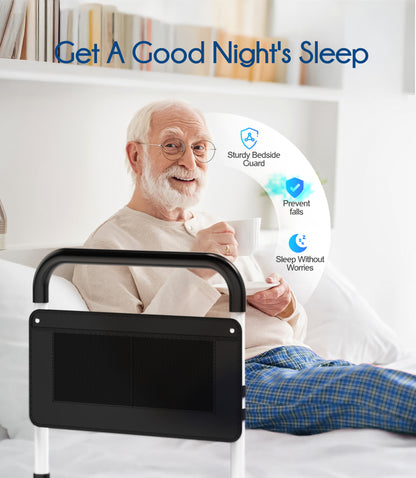 BOKYAN Bed Assist Rail for Seniors, for Elderly Adults Adjustable Safety Guard, with Storage Bag and Fixing Strap