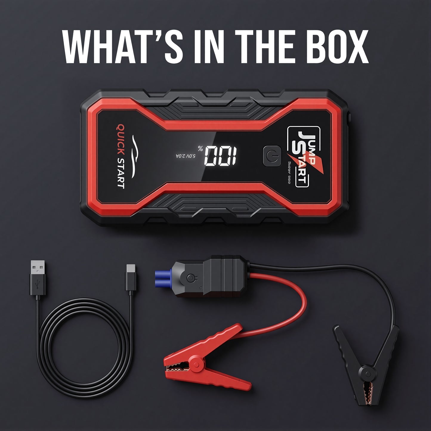 MORSUMA 3200A 12V Peak Car Battery Jump Starter, 28000mAh Battery Jumper Starter Portable, Car Jump Starter Jumper Box for Car Battery Portable