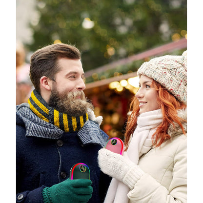 Madala Hand Warmers, 10000Mah Hand Warmers Rechargeable, 7 Changing Colors Lights Electric Hand Warmers, Reusable Hand Warmer for Raynauds, Outdoors, Hunting, Golf, Camping, Women Mens Gifts(Green)