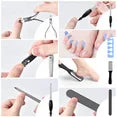 BIMZUC Nail Kit, 20 in 1 Pedicure Kit: Foot Scrub, Callus Remover, Cuticle Care, Toe Clippers, More for Manicure and Pedicure