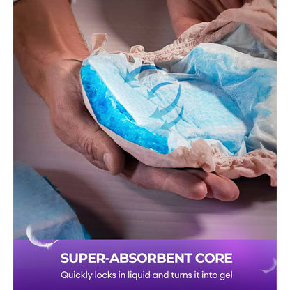 Bokyan Adult Incontinence Underwear for Women,Postpartum Bladder Leak Underwear,Disposable,S/M,16 Ct