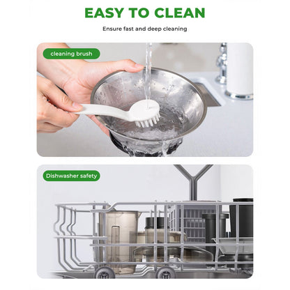 Electric Juicer Machine, 3″ Wide Feed Chute for Whole Fruits & Vegetables – Easy-Clean Design, Silver