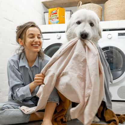 BIMZUC Power Laundry Detergent Sheets 80 ct,up to 160 Small Loads, Eco Ultra-Concentrated Unscented