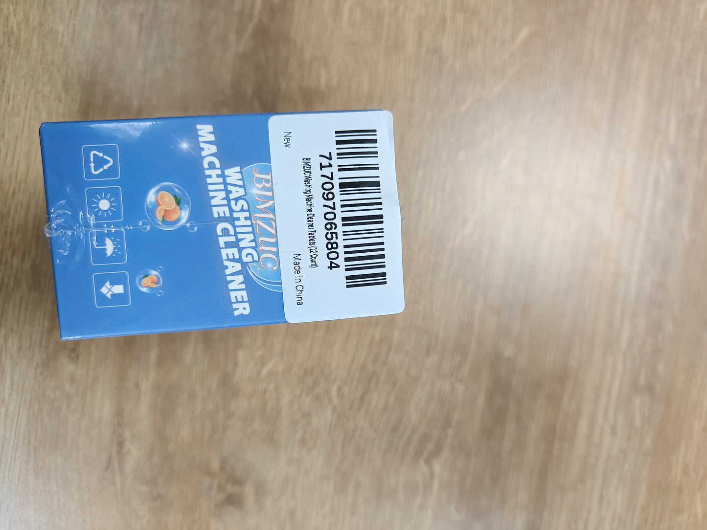 BIMZUC Washing Machine Cleaner Tablets (12 Count), Deep Cleans Front Load and Top Load Washers, Removes Odor Causing Residue & Buildup