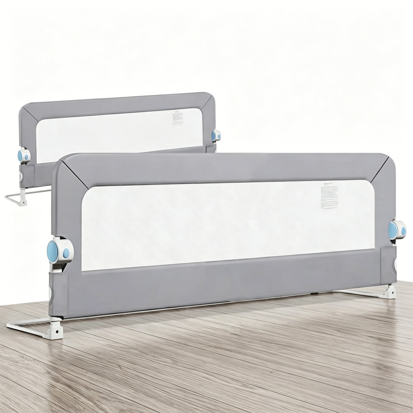 Bed Rails for Toddlers, Baby Bed Rail Guard Foldable Toddler Bed Rail (Gray, 59in Sizes)