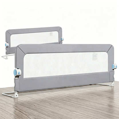Bed Rails for Toddlers, Baby Bed Rail Guard Foldable Toddler Bed Rail (Gray, 59in Sizes)