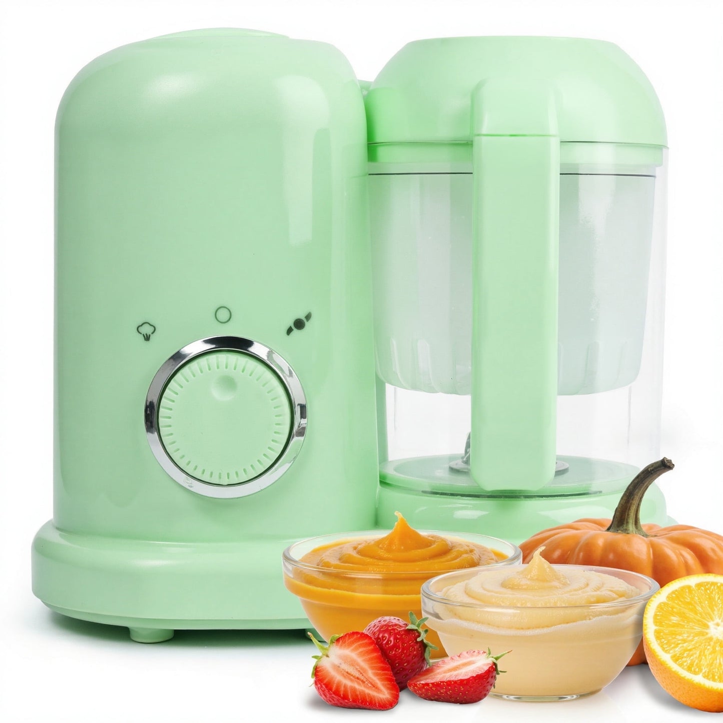 Granlass Baby Food Maker with Steam Basket, Steamer Puree Blender Grinder Mills Machine for Healthy Homemade