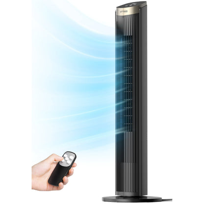 NFTIGB 40 inch Tower Fan Bladeless Fan for Bedroom, 70° Oscillating, 5 Speeds 3 Modes with Remote