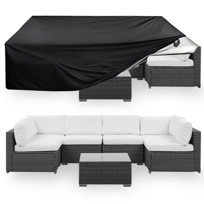 OHHANI Patio Furniture Covers Waterproof Outdoor Couch Sectional Sofa Set Cover 108" x 82" x 28"