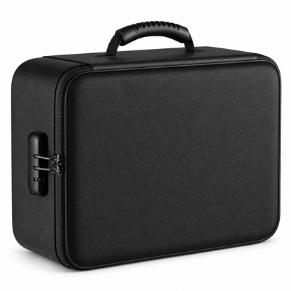 YWXZZYF Fireproof Document Box with Lock Fiberglass Water Proof Safe Storage Case 14.57 in / 37 cm