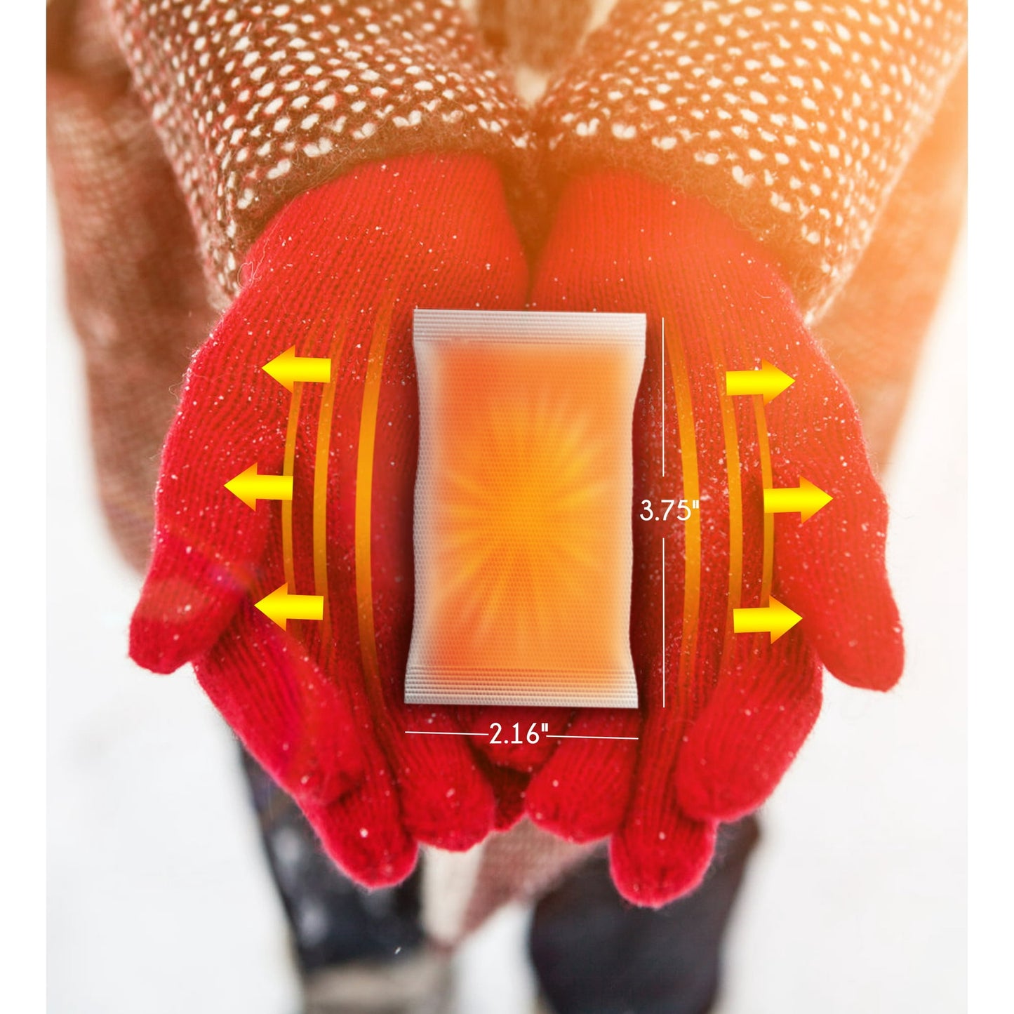 NFTIGB Hand Warmers Disposable 125 Pack, Long Lasting Safe Air Activated, up to 12 Hours of Heating