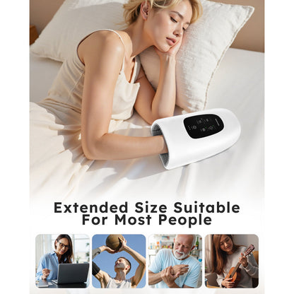 BOKYAN Cordless Hand Massager with Heat and Compression, Warming Massage for Finger and Palm Comfort, Ideal Gift