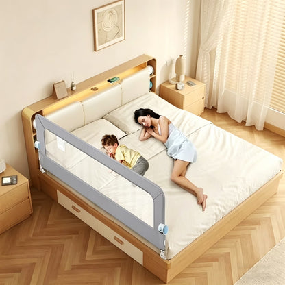 Bed Rails for Toddlers, Baby Bed Rail Guard Foldable Toddler Bed Rail (Gray, 59in Sizes)
