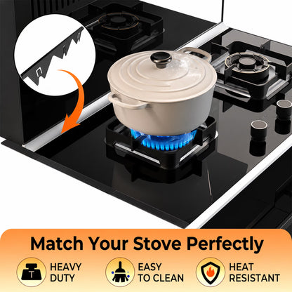LZSDS Stove Gap Covers 2 Pack Stainless Steel, Telescoping Range Gap Filler 13.8-27.5 in Heat Resistant for Kitchen Oven